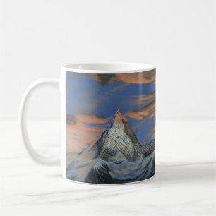 Kaffeetasse - "Das Matterhorn bei Sonnenuntergang"