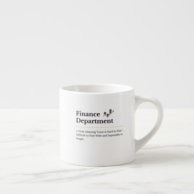 Kaffeetasse Finanzabteilung Espressotasse (Rechts)