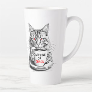 Kaffeetasse für Katzenliebhaber: Koffein oder Chao Milchtasse