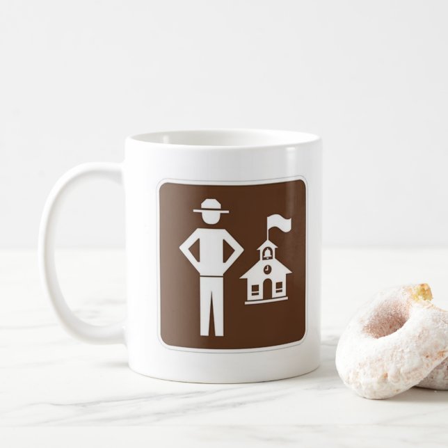 Kaffeetasse für Ranger-Lehrer (Mit Donut)