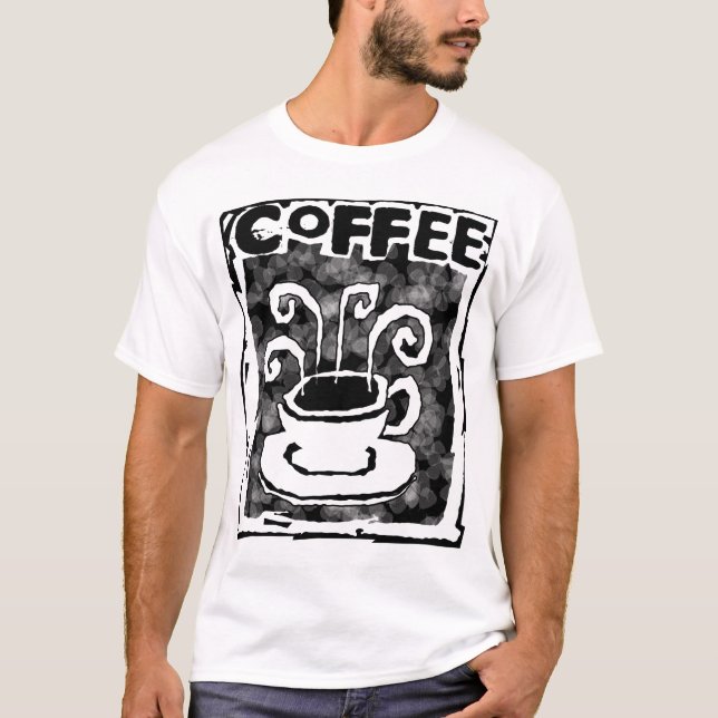 Kaffeetasse für weiße Shirts (Vorderseite)