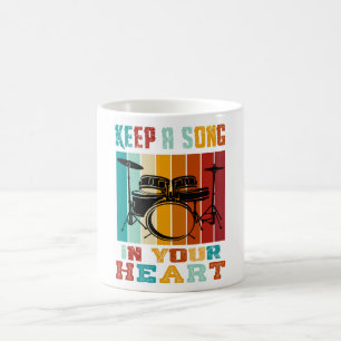 Kaffeetasse 'Halte ein Lied in deinem Herzen'