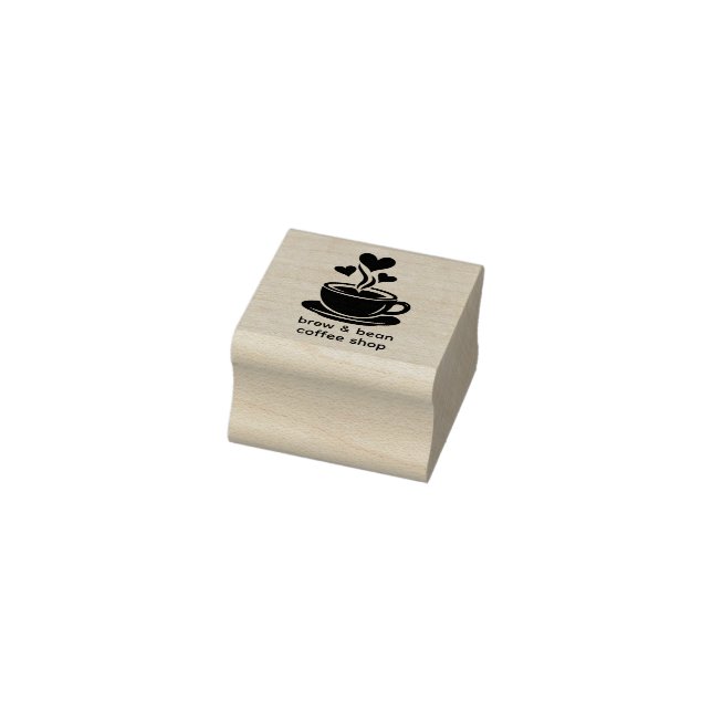 Kaffeetasse Herz Dampf Treue Stempel (Stempel)