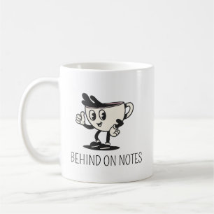 Kaffeetasse 'Hinter den Notizen zurück', Retro-The