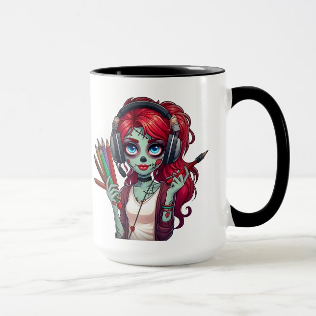Kaffeetasse Ich liebe meinen Akashic Zombie El (Rechts)
