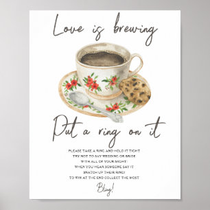 Kaffeetasse Junggesellinnen-Abschiedsspiel - Leg e Poster