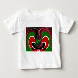 Kaffeetasse Kenya Flagge Hakuna Matata Baby T-shirt
