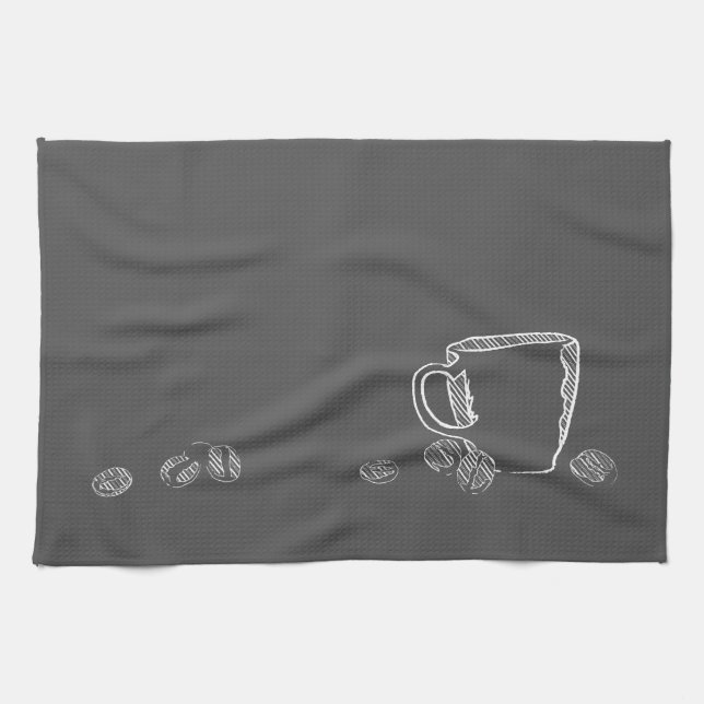 KAFFEETASSE KREIDE HANDTUCH (Horizontal)