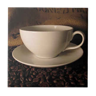 Kaffeetasse-Kunst Fliese