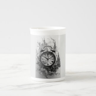 Kaffeetasse mit alter Zeit Prozellantasse