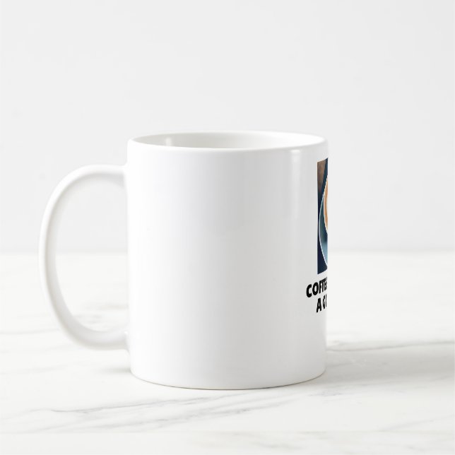 Kaffeetasse mit Aufschrift "Kaffee ist immer eine  (Links)