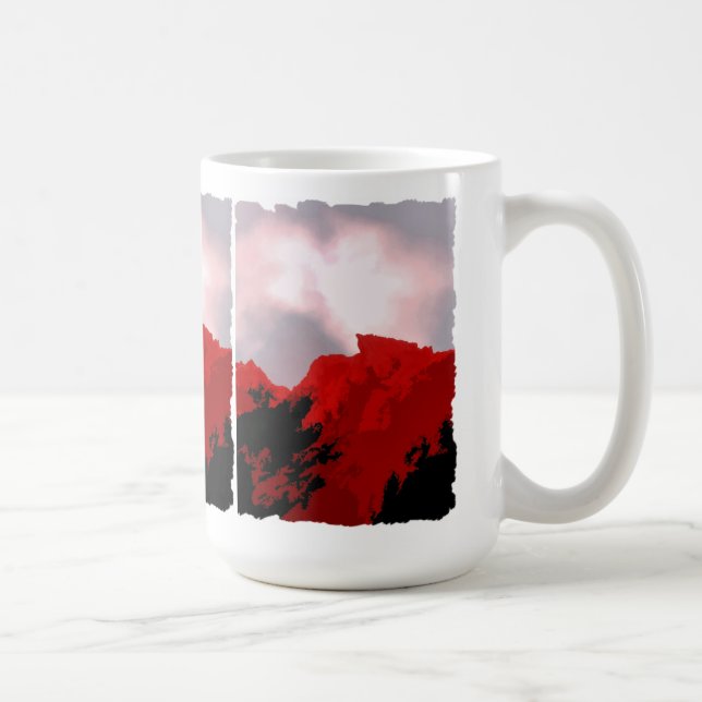 KAFFEETASSE MIT BERGEN (Rechts)