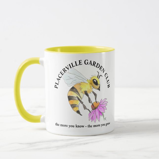 Kaffeetasse mit Bienendesign (Links)