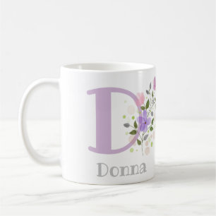 Kaffeetasse mit floraler Dekoration