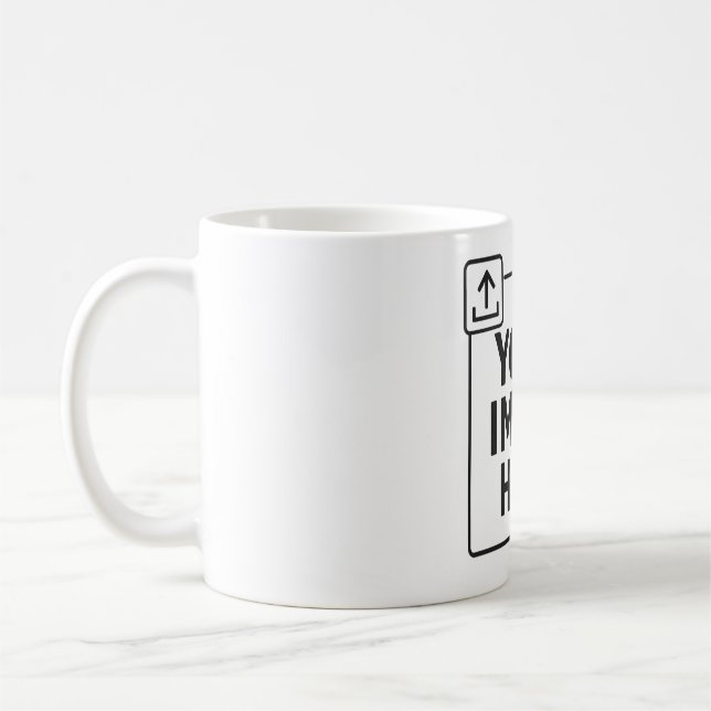Kaffeetasse mit Foto (Links)