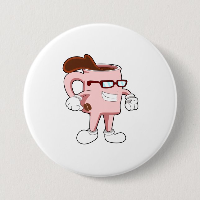 Kaffeetasse mit Kaffee Button (Vorderseite)