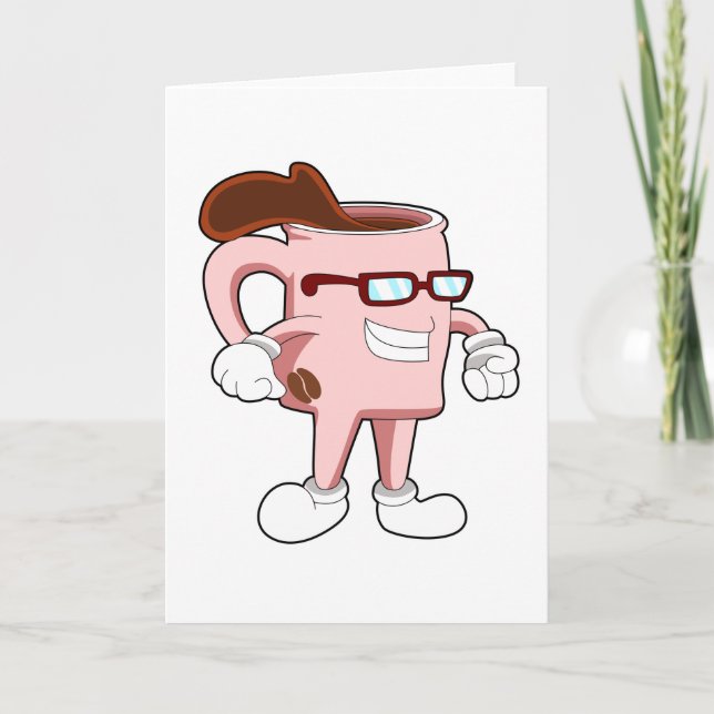 Kaffeetasse mit Kaffee Karte (Vorderseite)