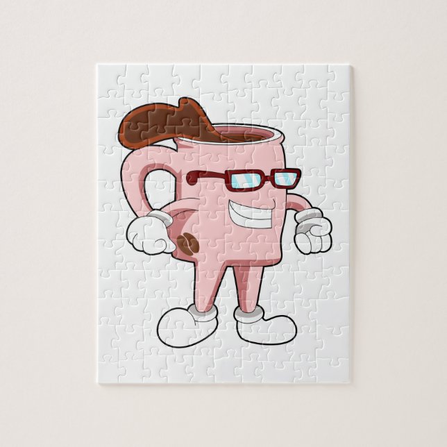 Kaffeetasse mit Kaffee Puzzle (Vertikal)