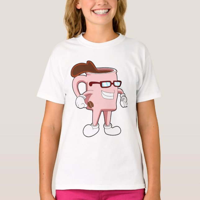 Kaffeetasse mit Kaffee T-Shirt (Vorderseite)