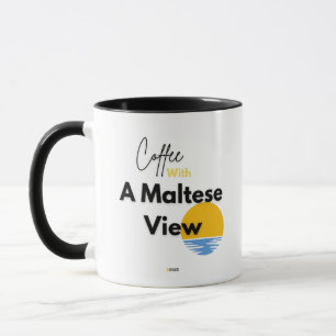 Kaffeetasse mit maltesischer Aussicht AMAR Print