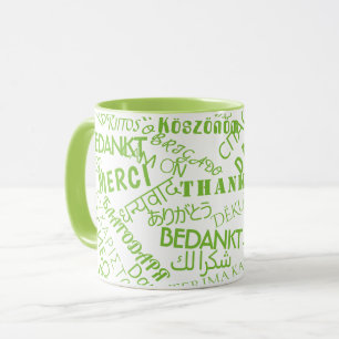 Kaffeetasse mit Text DANKE