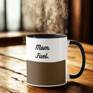 Kaffeetasse 'Mom Fuel' – Lustiges Geschenk für Müt