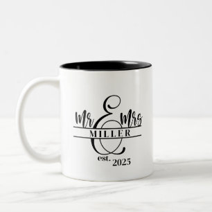Kaffeetasse Mr. & Mrs.