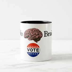 Kaffeetasse 'No Brainer Vote'