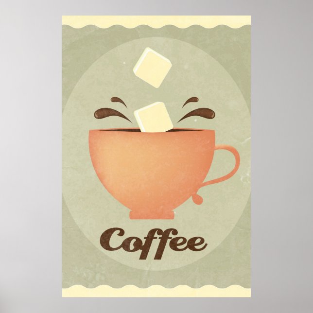 Kaffeetasse Poster (Vorne)