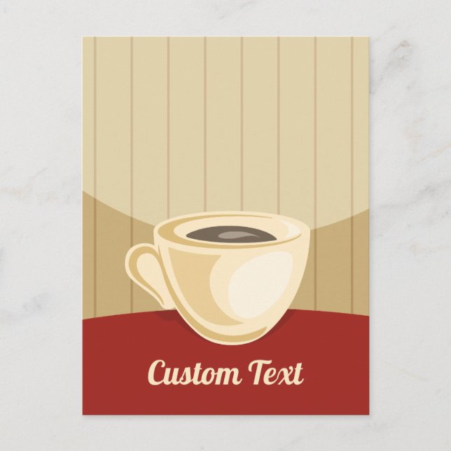 Kaffeetasse Postkarte (Vorderseite)