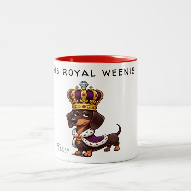 Kaffeetasse Royal Crowned Dachshund (Mittel)