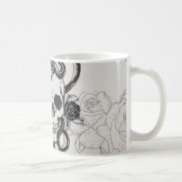 Kaffeetasse Schädel