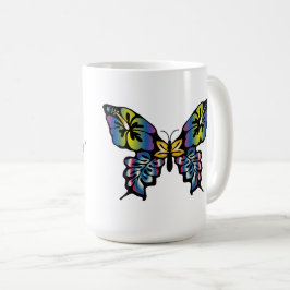 Kaffeetasse - Schmetterling