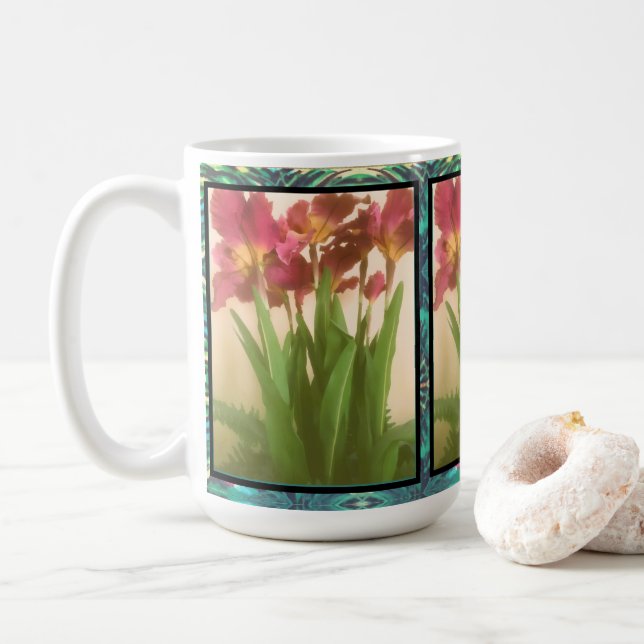 Kaffeetasse - Schöne Iris (Mit Donut)