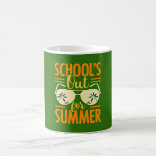 Kaffeetasse „Schulschluss für den Sommer“