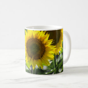Kaffeetasse - Sonnenblumen in Blüte