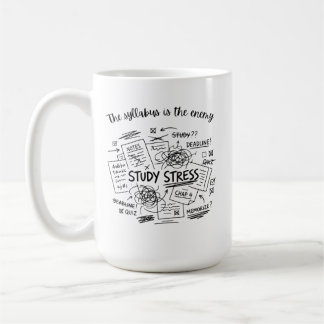 Kaffeetasse Studienstress | Lustige Student Exam T