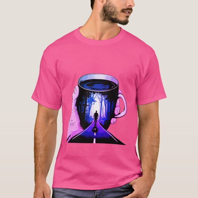 Kaffeetasse T-Shirt (Vorderseite)