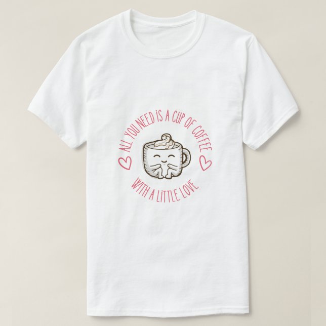 Kaffeetasse T-Shirt (Design vorne)