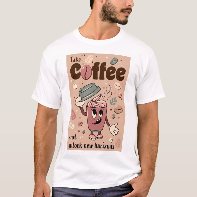 Kaffeetasse T-Shirt (Vorderseite)