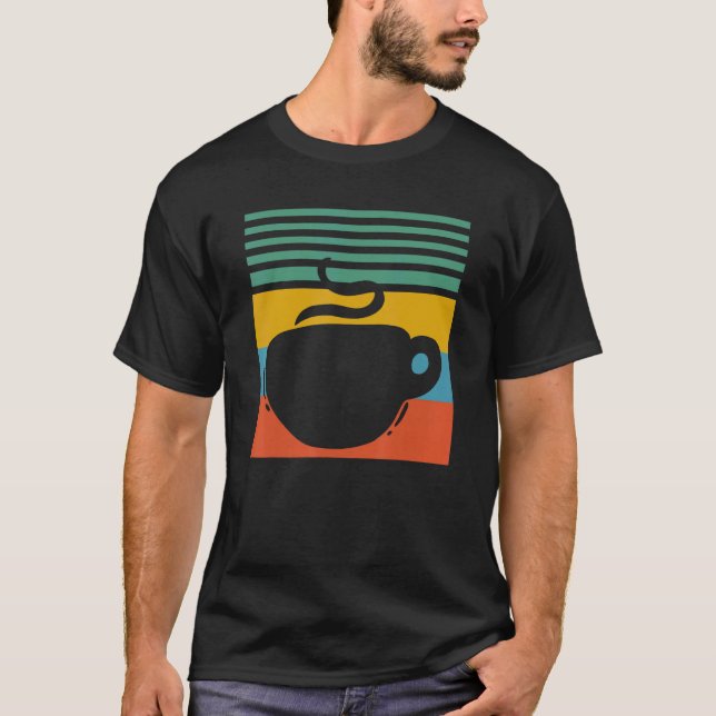 Kaffeetasse Tasse Retro Design T-Shirt (Vorderseite)