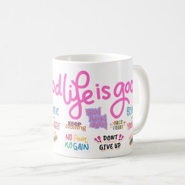 Kaffeetasse und Tasse ideal für Geschenke (VorderseiteRechts)