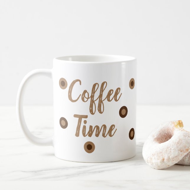 Kaffeetasse Zeit (Mit Donut)
