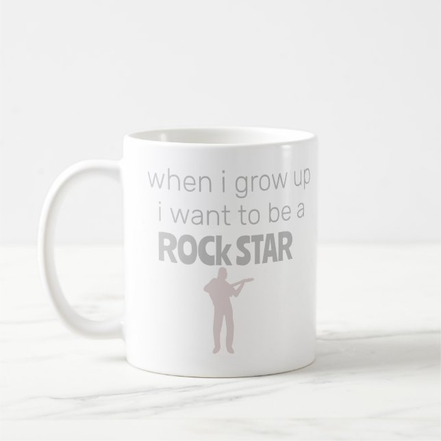 Kaffeetasse zukünftiger Rockstar (Links)