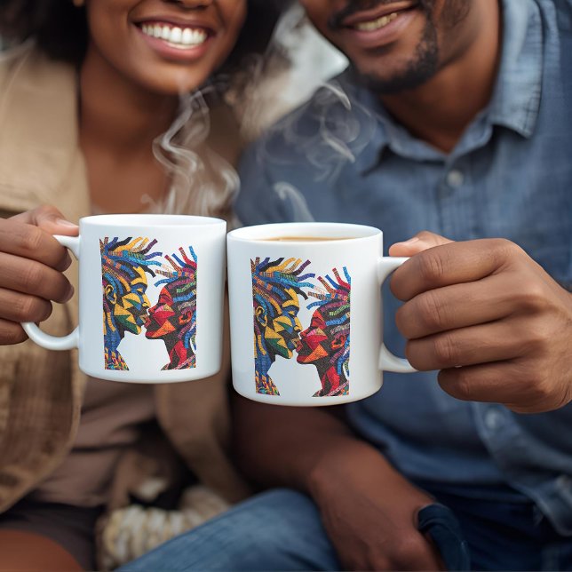 Kaffeetasse zum Feiern der Kunst des Quiltens (Von Creator hochgeladen)