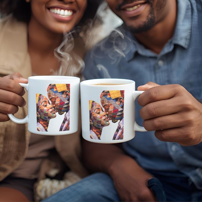 Kaffeetasse zum Feiern der Kunst des Quiltens (Von Creator hochgeladen)