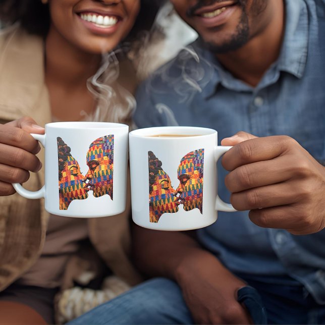 Kaffeetasse zum Feiern der Kunst des Quiltens (Von Creator hochgeladen)