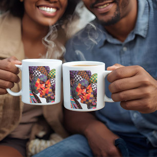 Kaffeetasse zum Feiern der Kunst des Quiltens