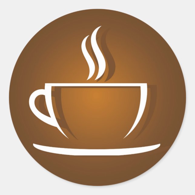 Kaffeetassen-Aufkleber Runder Aufkleber (Vorderseite)
