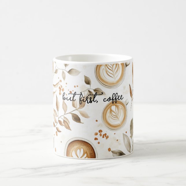 Kaffeetassen Blätter (Mittel)